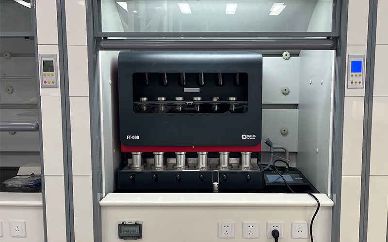 全自動(dòng)索氏提取儀可用于化學(xué)纖維中油劑類物質(zhì)的提取及測(cè)定